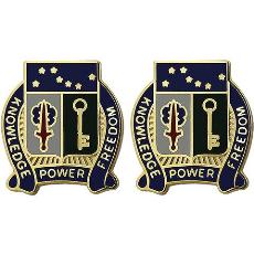 250th Military Intelligence Battalion Unit Crest (Knowledge Power Freedom)